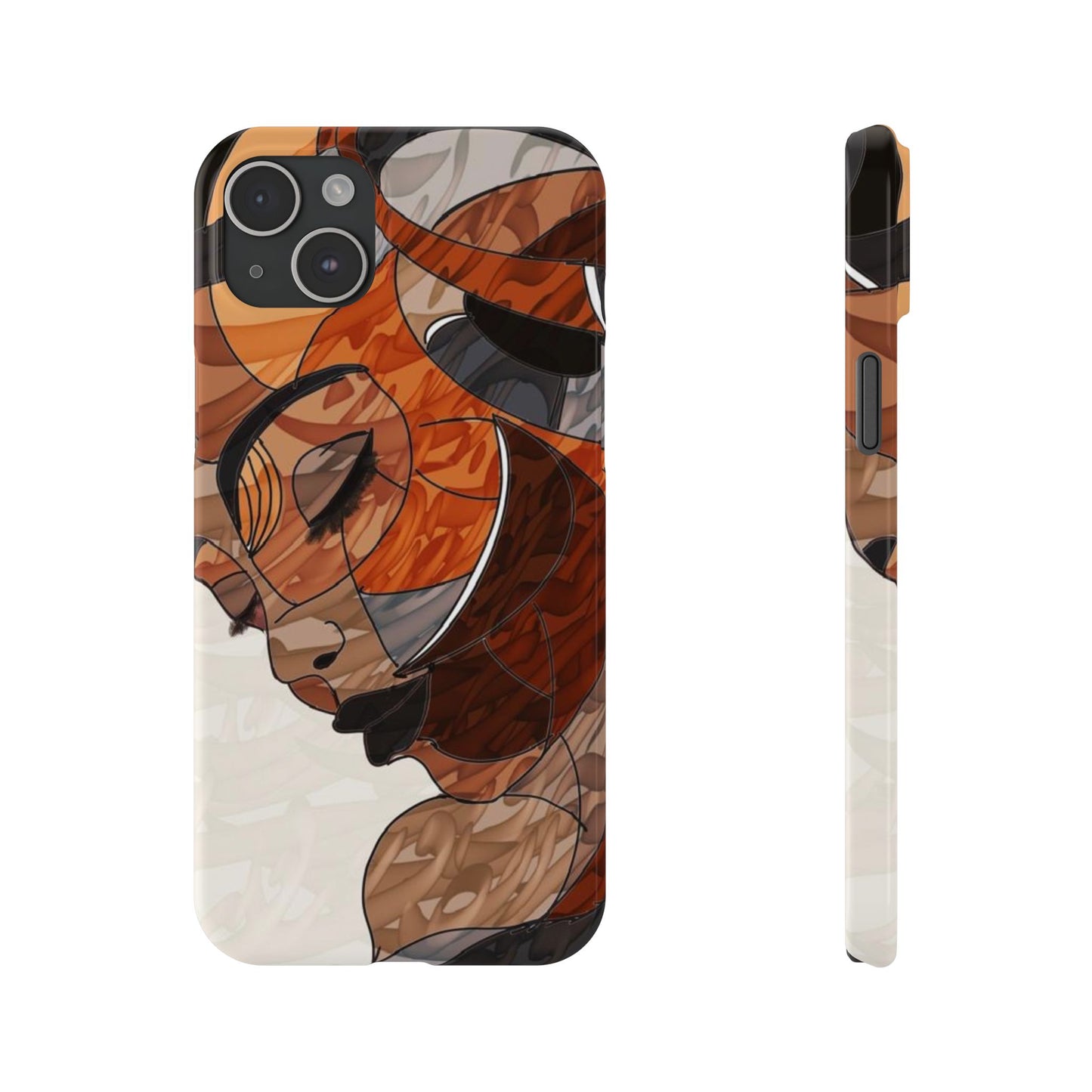 ' Modern Art Slim Phone Case -LOVE