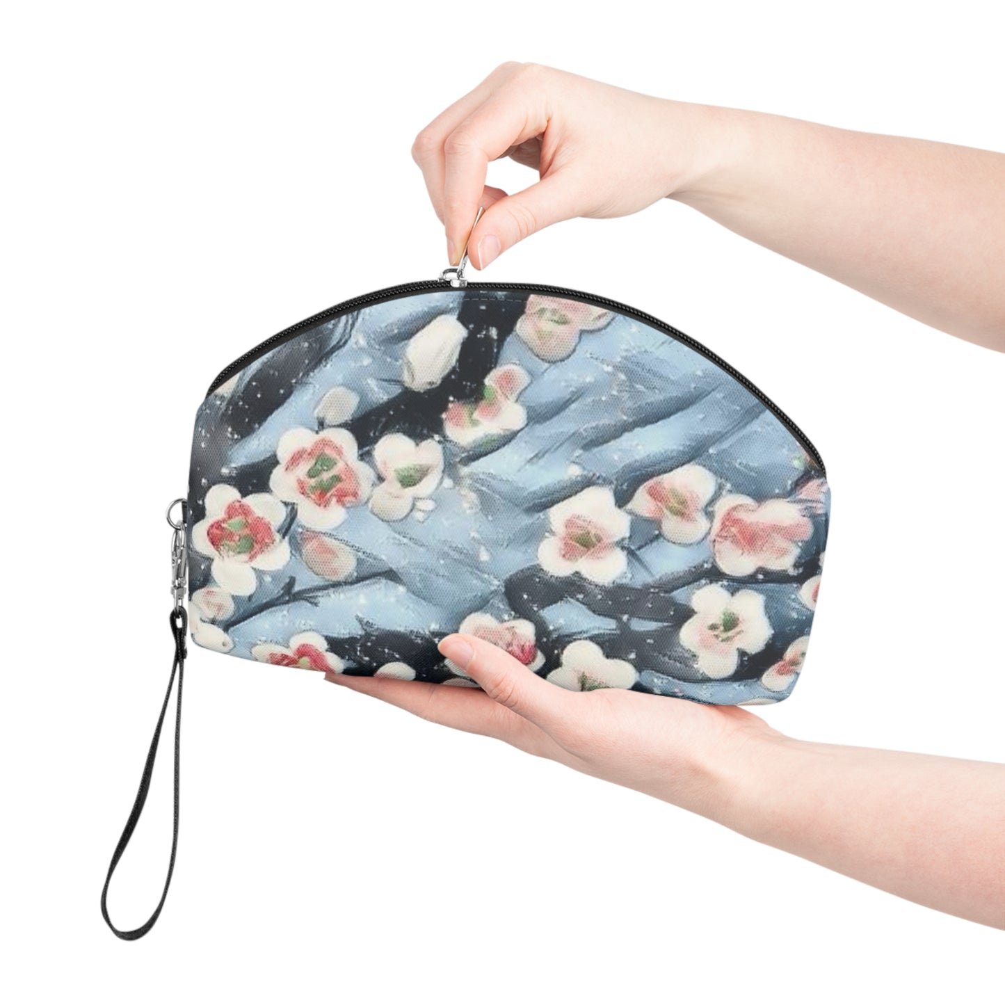 Blossom Calligraphy Stroke Makeup Bag