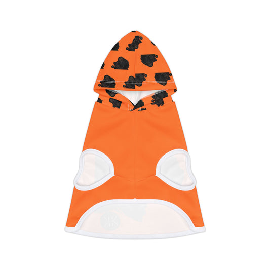 Playful Pet Hoodie with Fun Bear Print