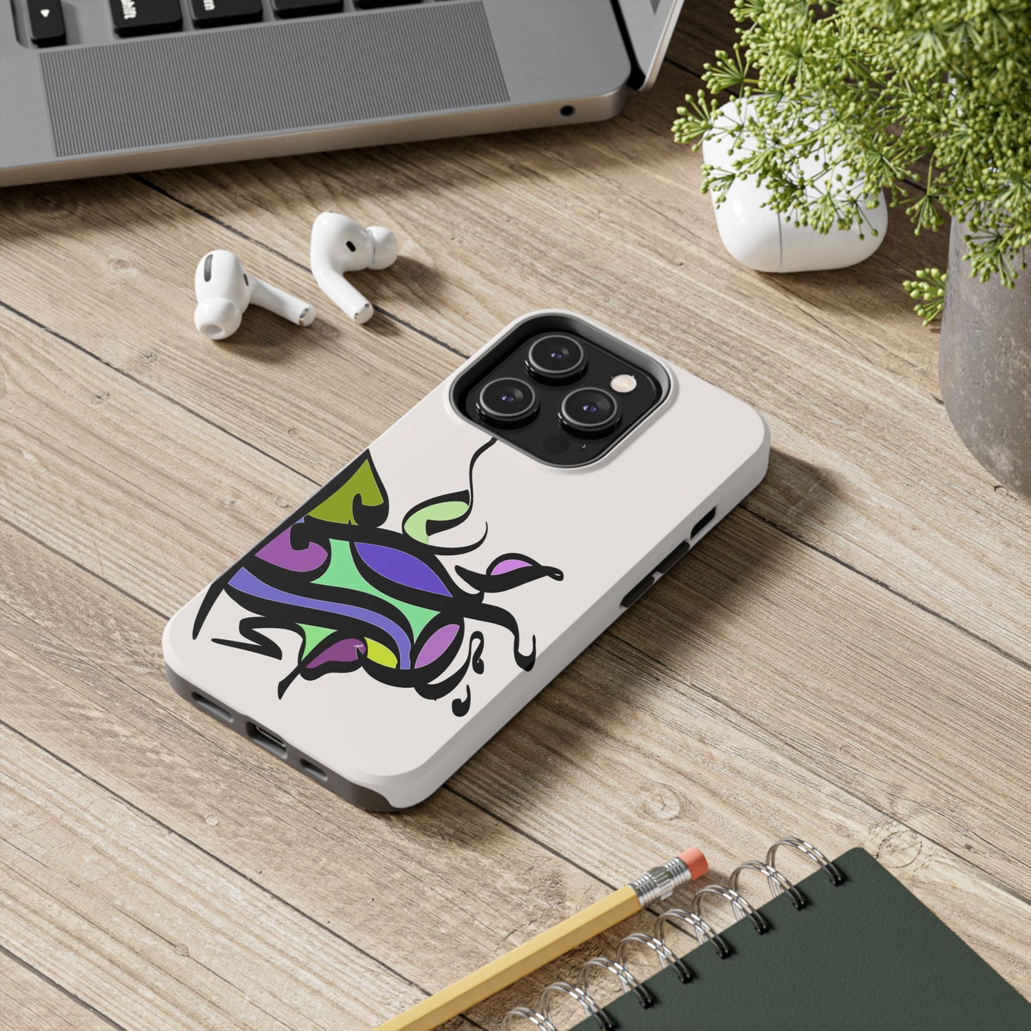 Phone Case Persian Calligraphy Modern Handwriting