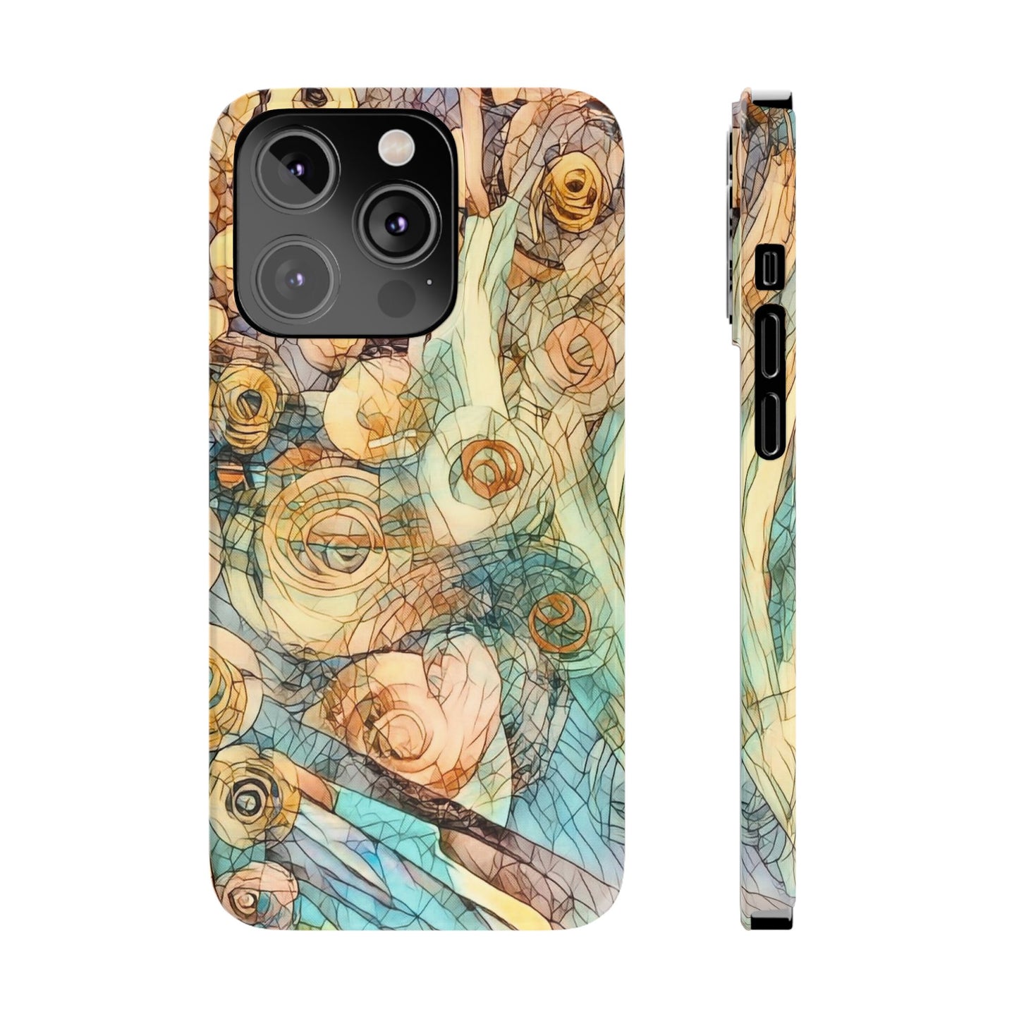 . ' Modern Art Slim Phone Case -.