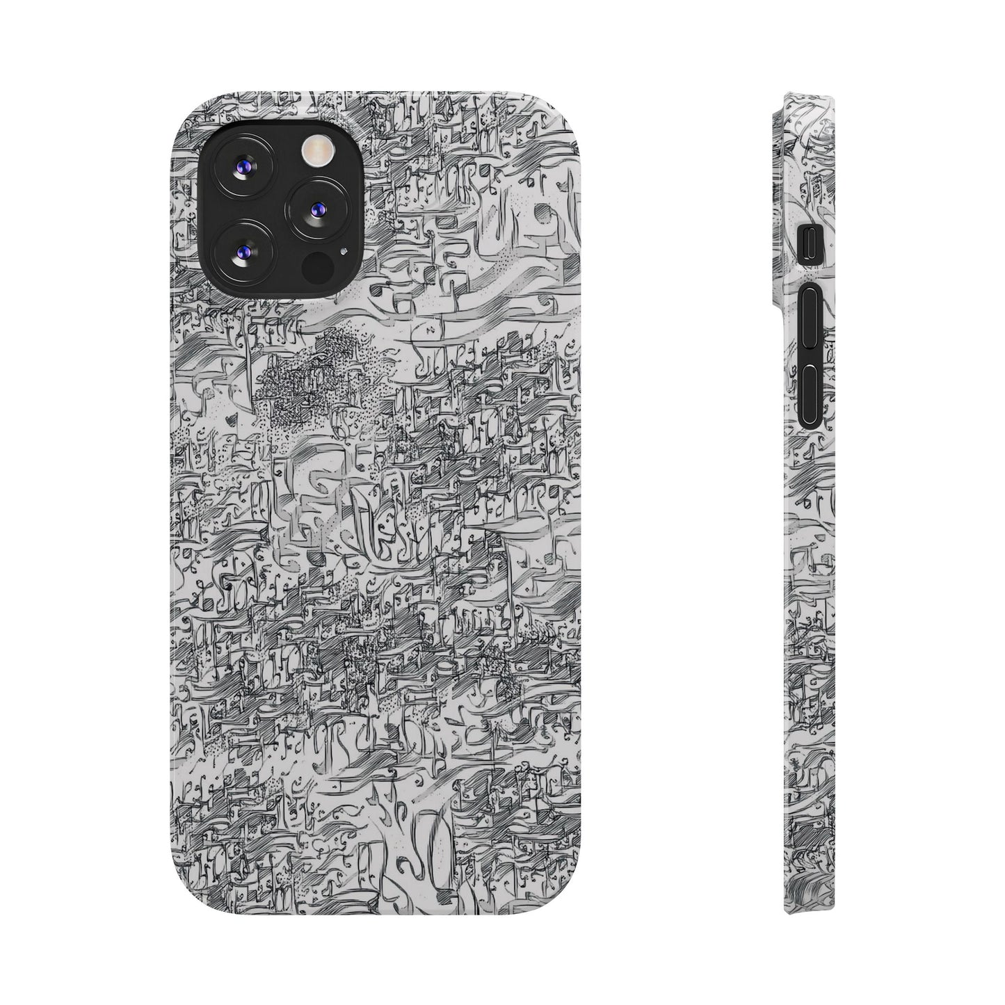 .ه,- ' Modern Art Slim Phone Case -LOVE I- I -.