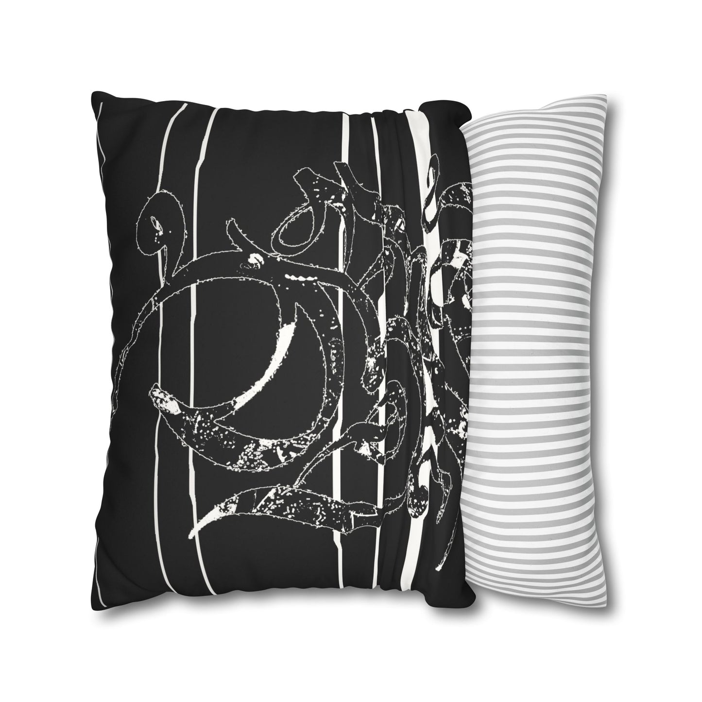 Persian Calligraphy beauty Faux Suede Square Pillow Cover