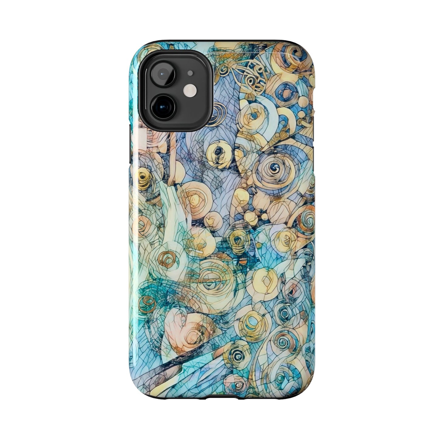 Golden Swirls Phone Case