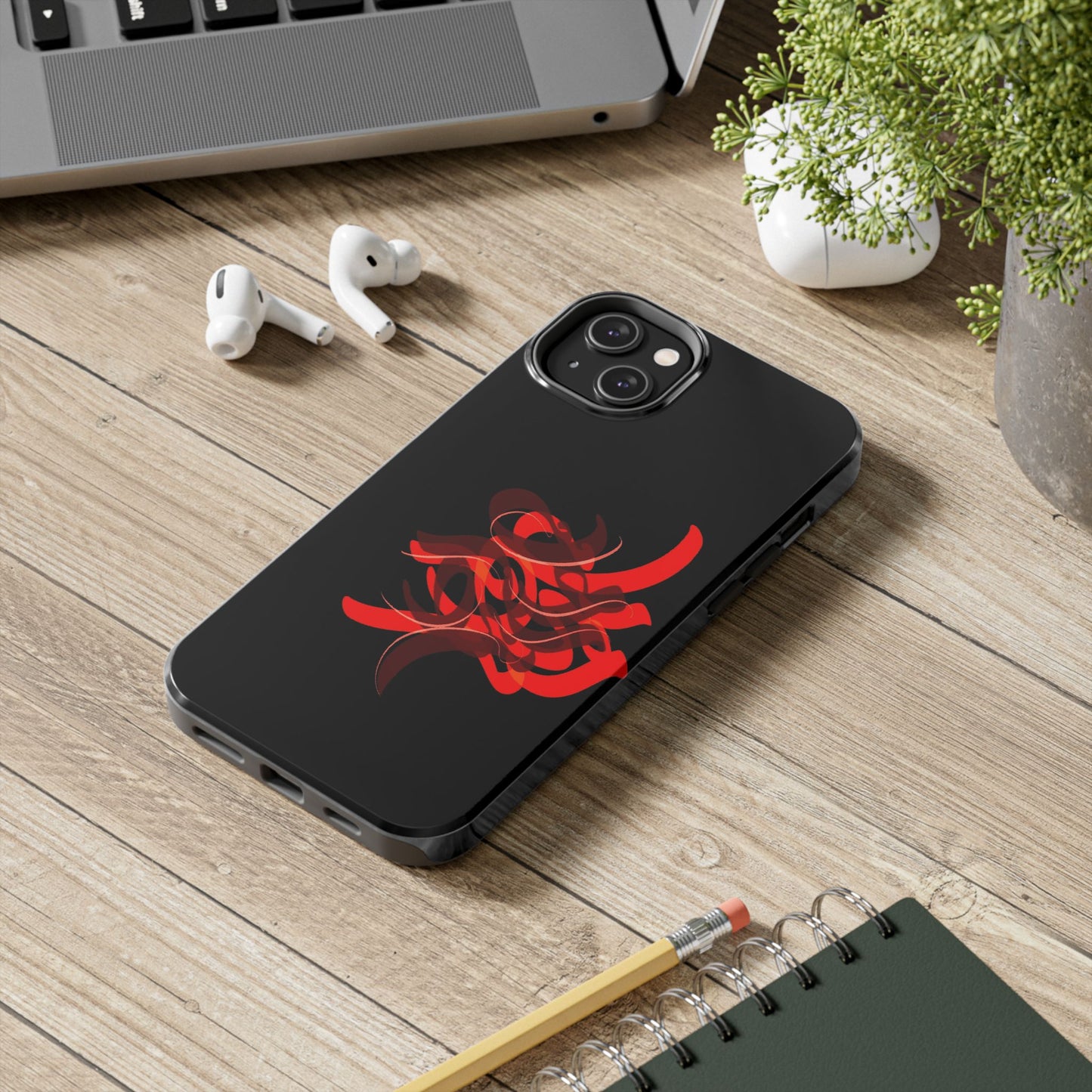 Phone Case - Persian Calligraphy Handwriting Design.: