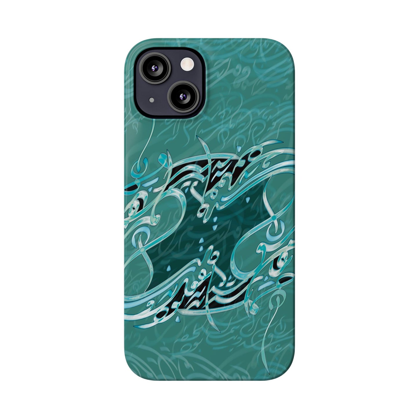 ' Modern Calligraphy Art Slim Phone Case