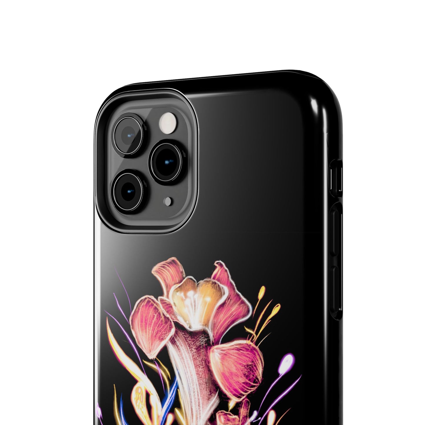 Colorful Calligraphy Flower Chic Stylish Design