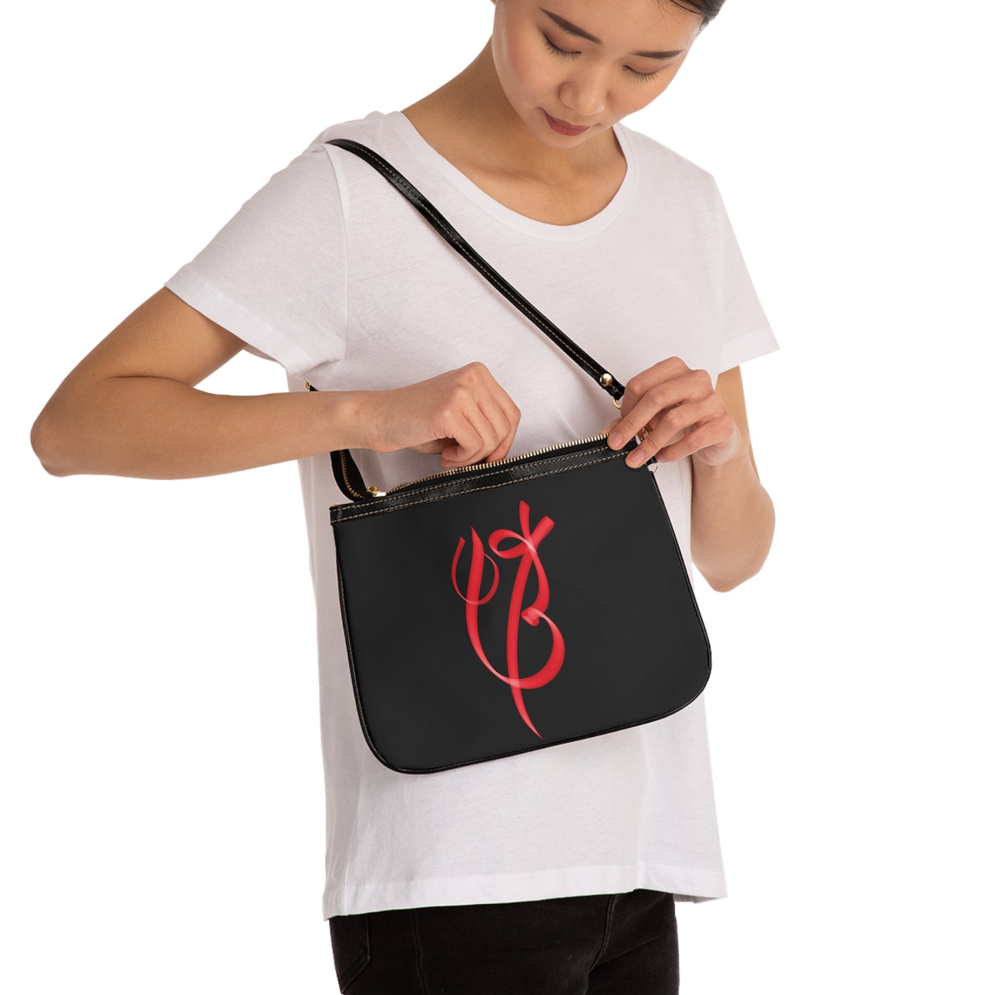 Modern art inspired beautiful girl Small Shoulder Bag