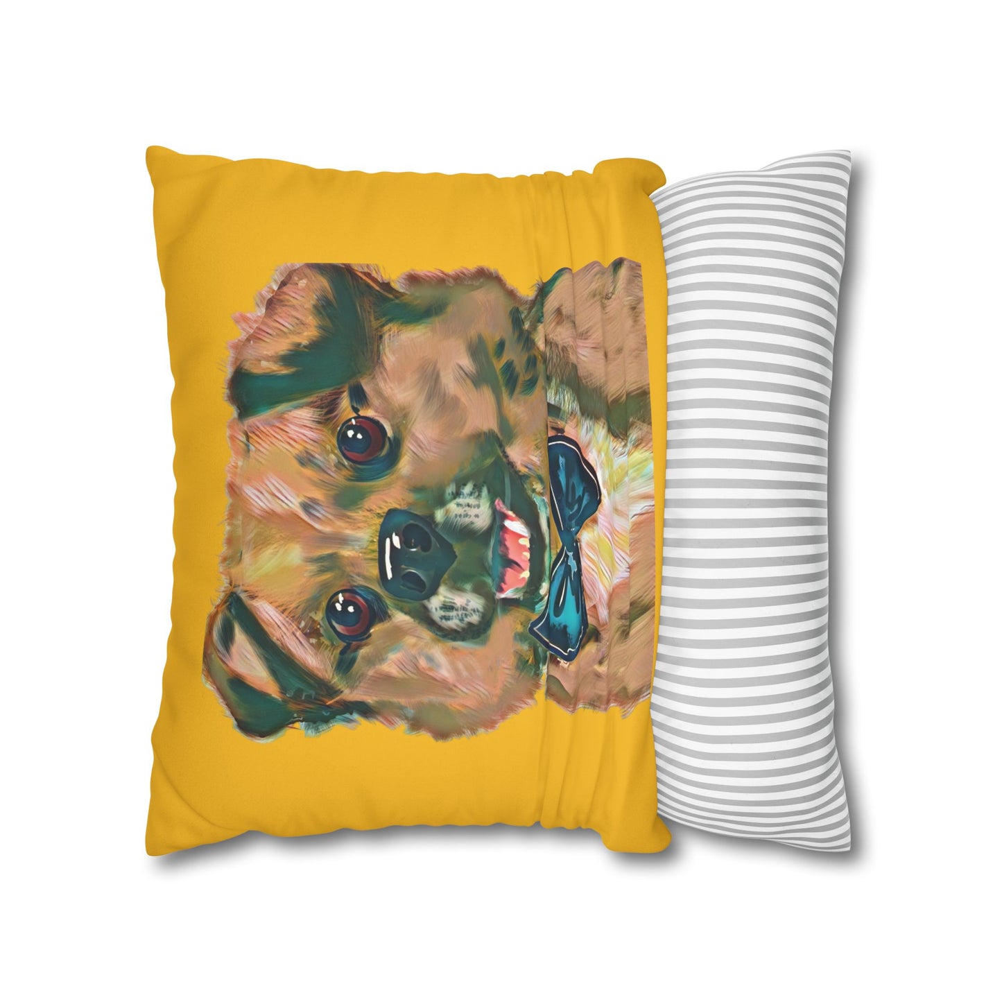 Baghlava Pillowcase - Modern Art Portrait Watercolour Design