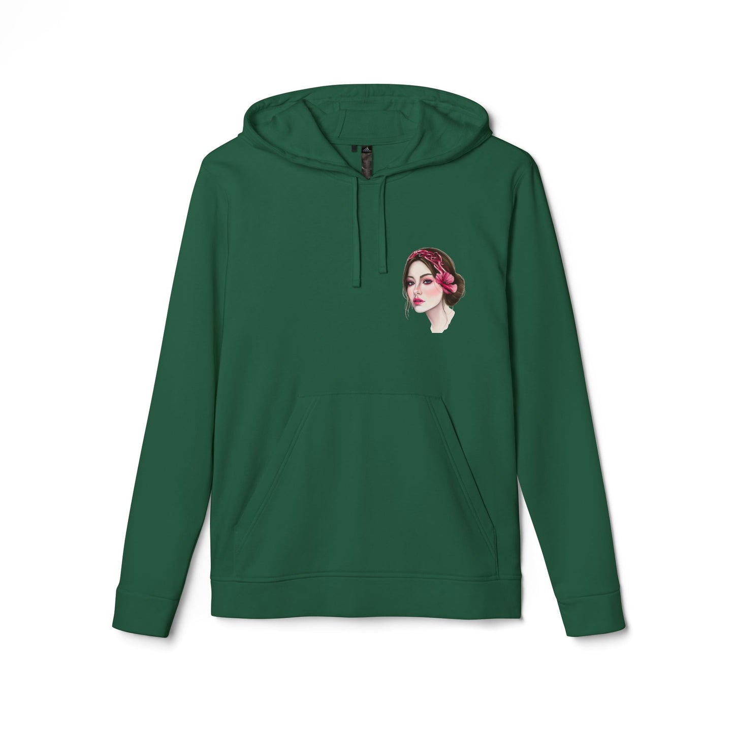 Kalli K X Adidas Unisex Fleece Hoodie- calligraphy headband