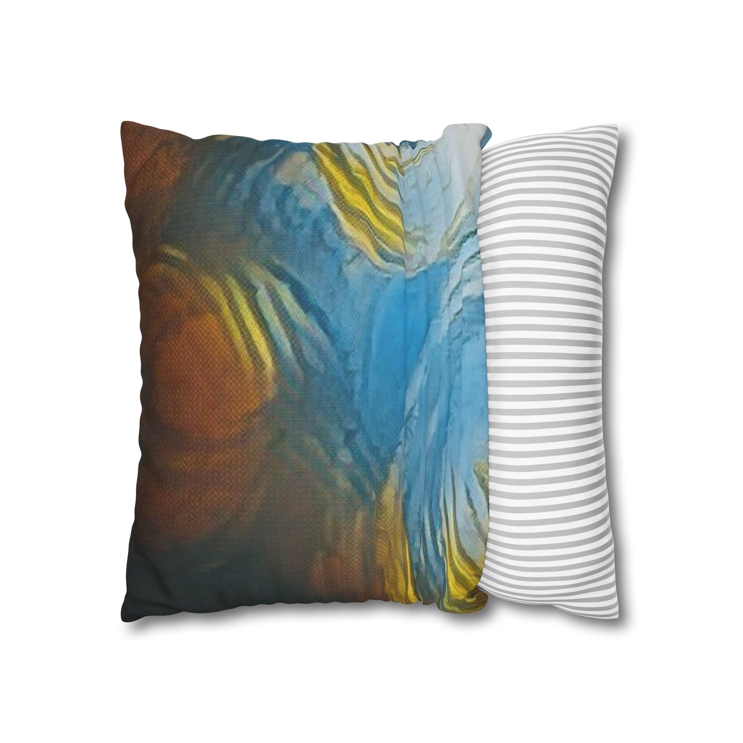 Square Pillowcase - Modern Art Portrait Watercolour Design