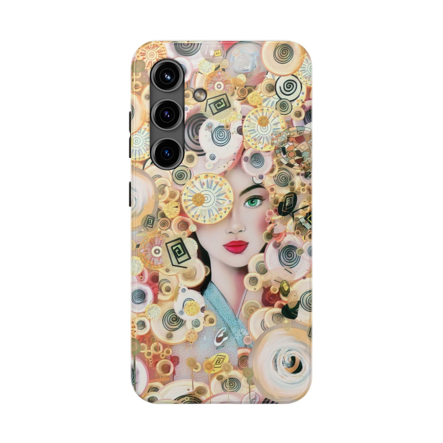 Phone Case - Persian Art Inspired Beautiful Girl Design