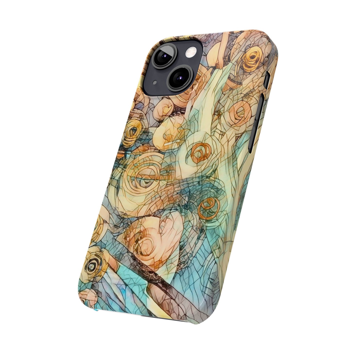 . ' Modern Art Slim Phone Case -.