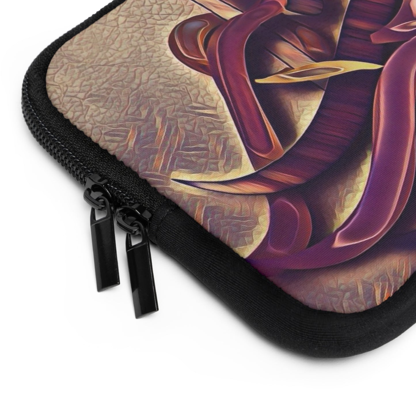Laptop Sleeve -Modern Digital Calligraphy Art Design...