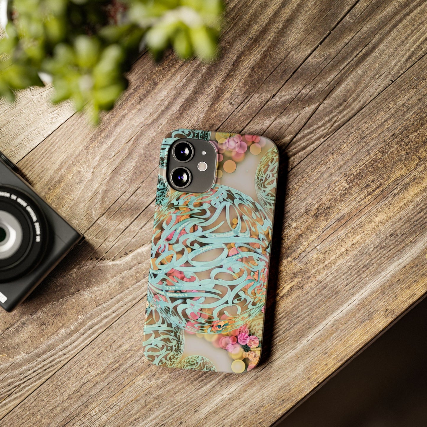 Copy of Copy of Copy of ' Modern Art Slim Phone Case -LOVE I-