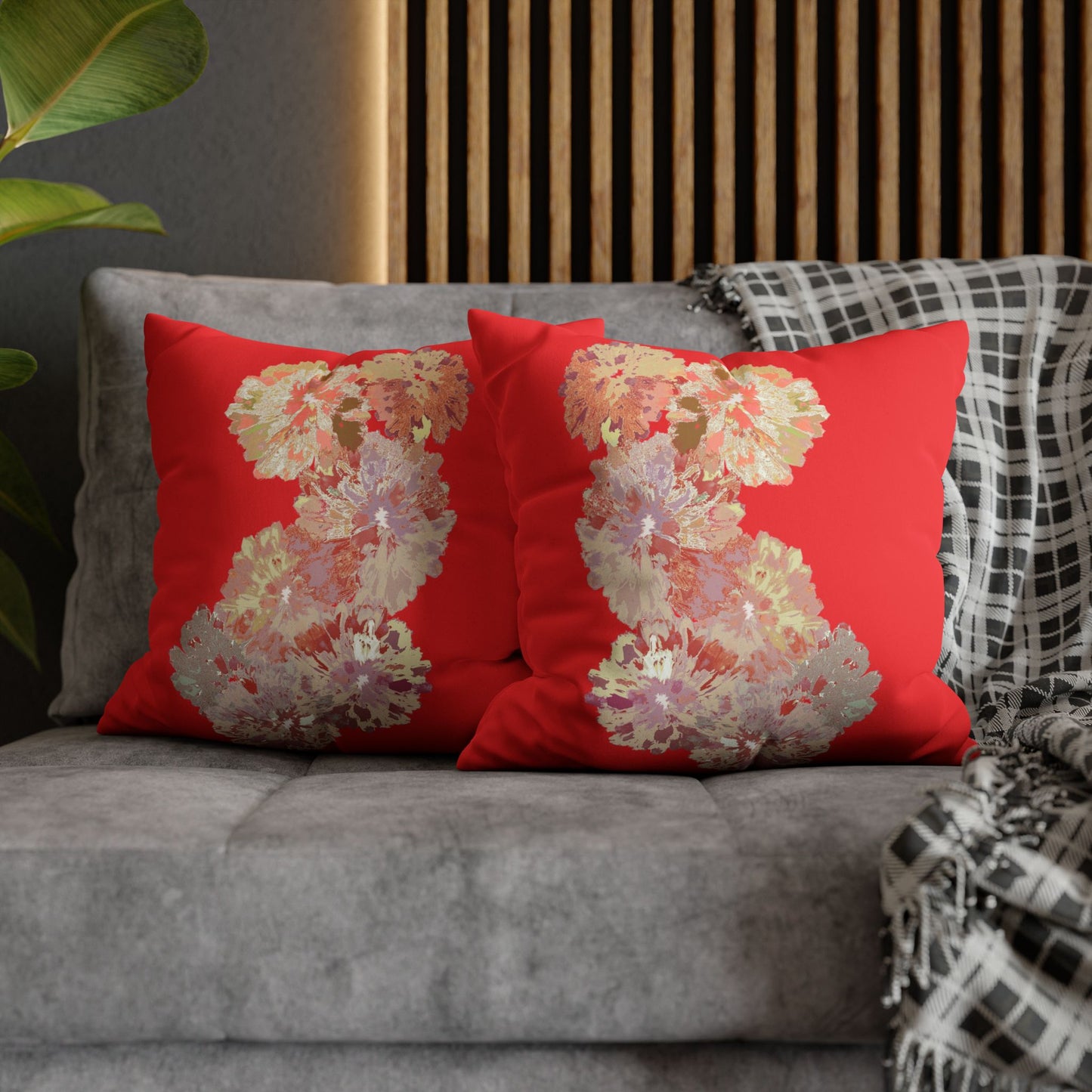 Modern Digital Painting ' Faux Suede Pillowcase - Home Design