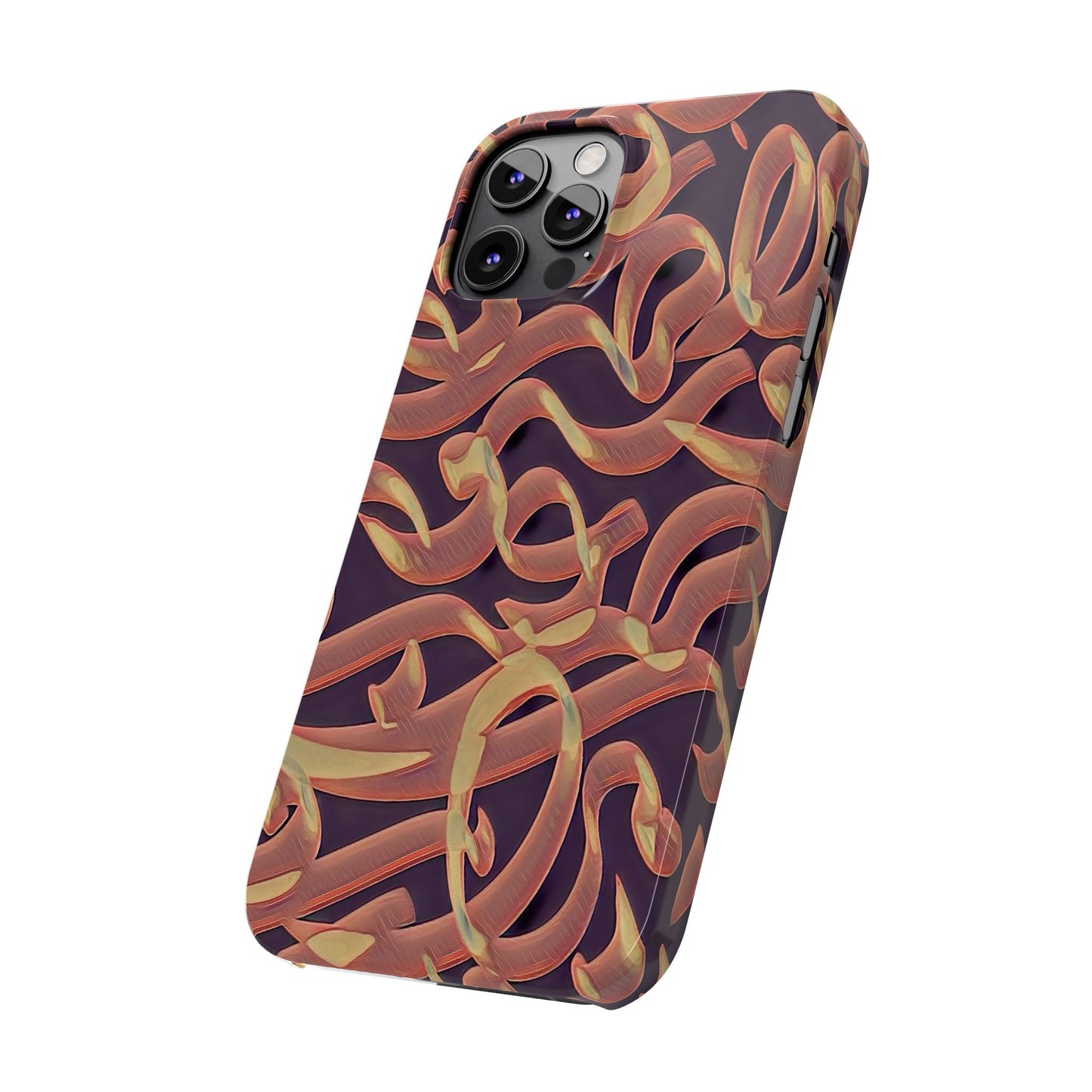 ' Modern Art Slim Phone Case -LOVE I-