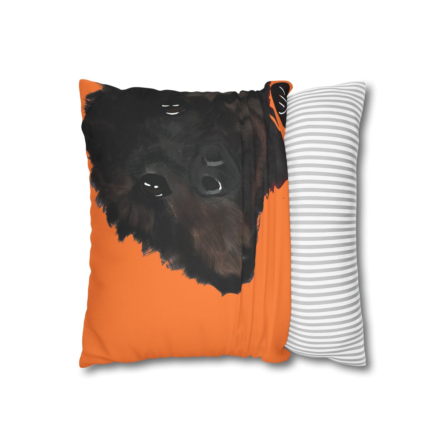 COAL Pillowcase - Modern Art Portrait Watercolour Design