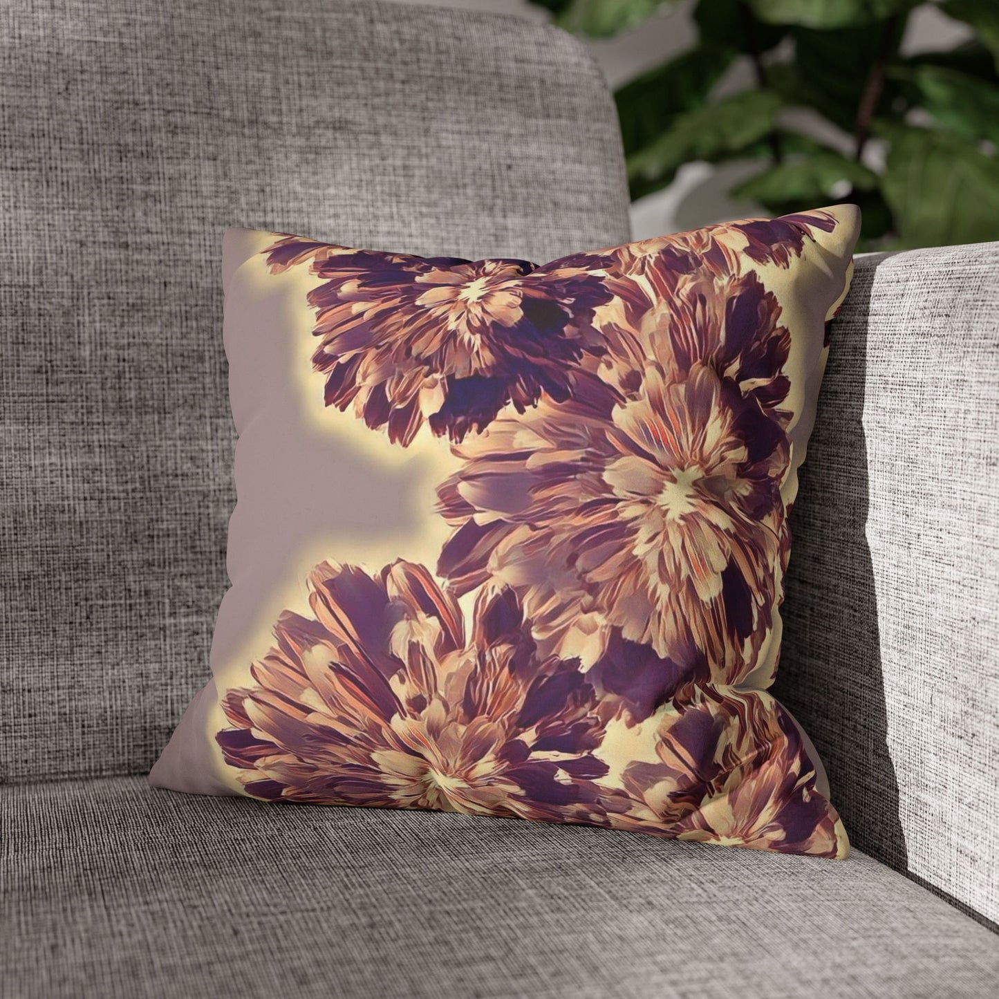 Copy of Modern Digital Painting ' Faux Suede Pillowcase - Home Design