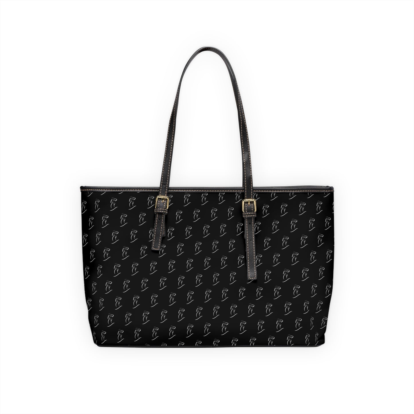 Elegant PU Leather Purse with Chic Silhouette Design
