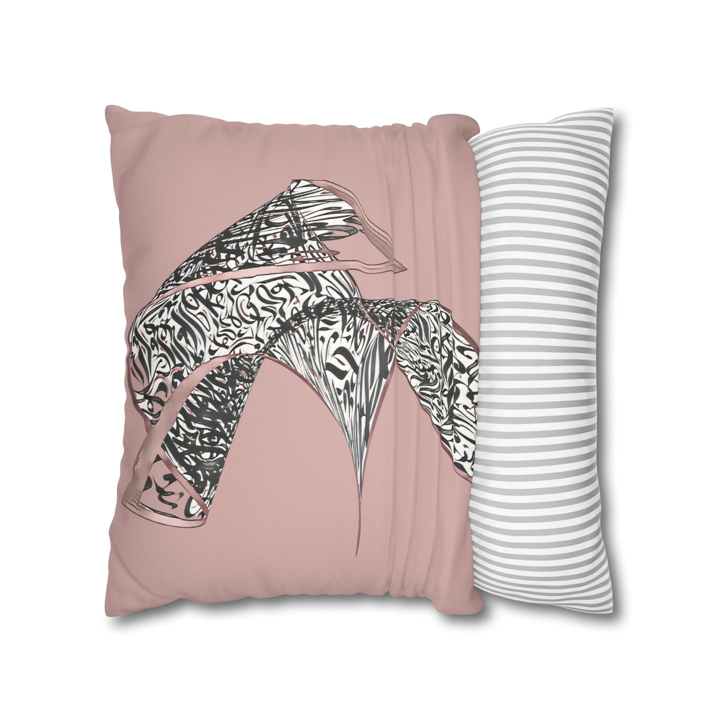 Kalli K Pillowcase - Modern Calligraphy Design