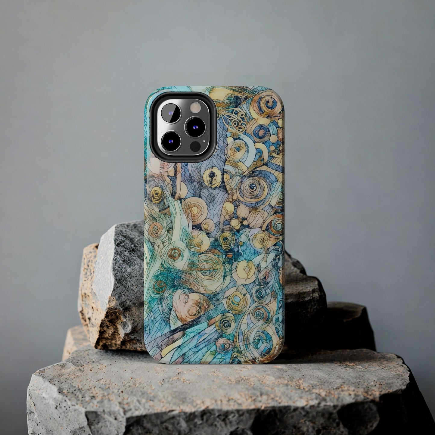 Golden Swirls Phone Case