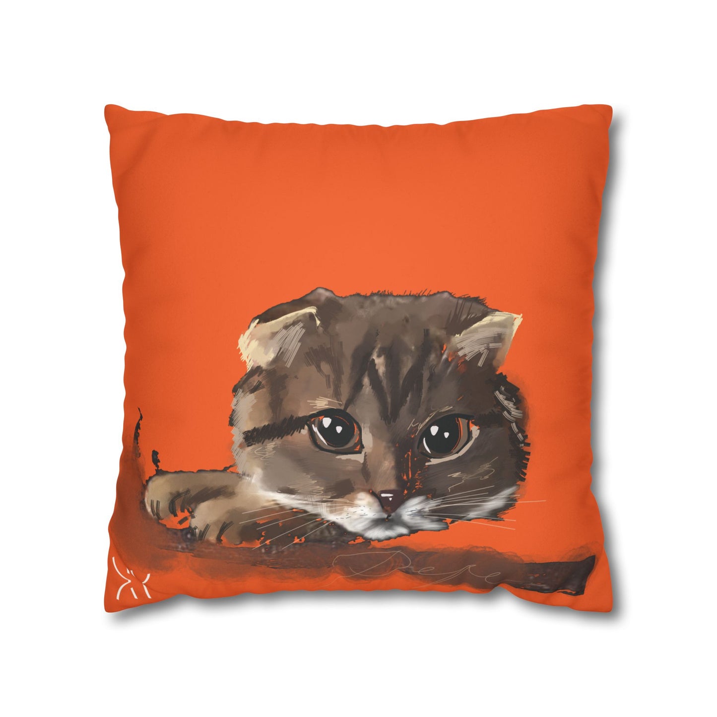 Pepe Pillowcase - Modern Art Portrait Watercolour Design