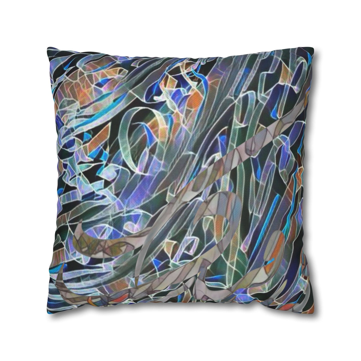 Modern art inspired beauty Faux Suede Square Pillow Cover l