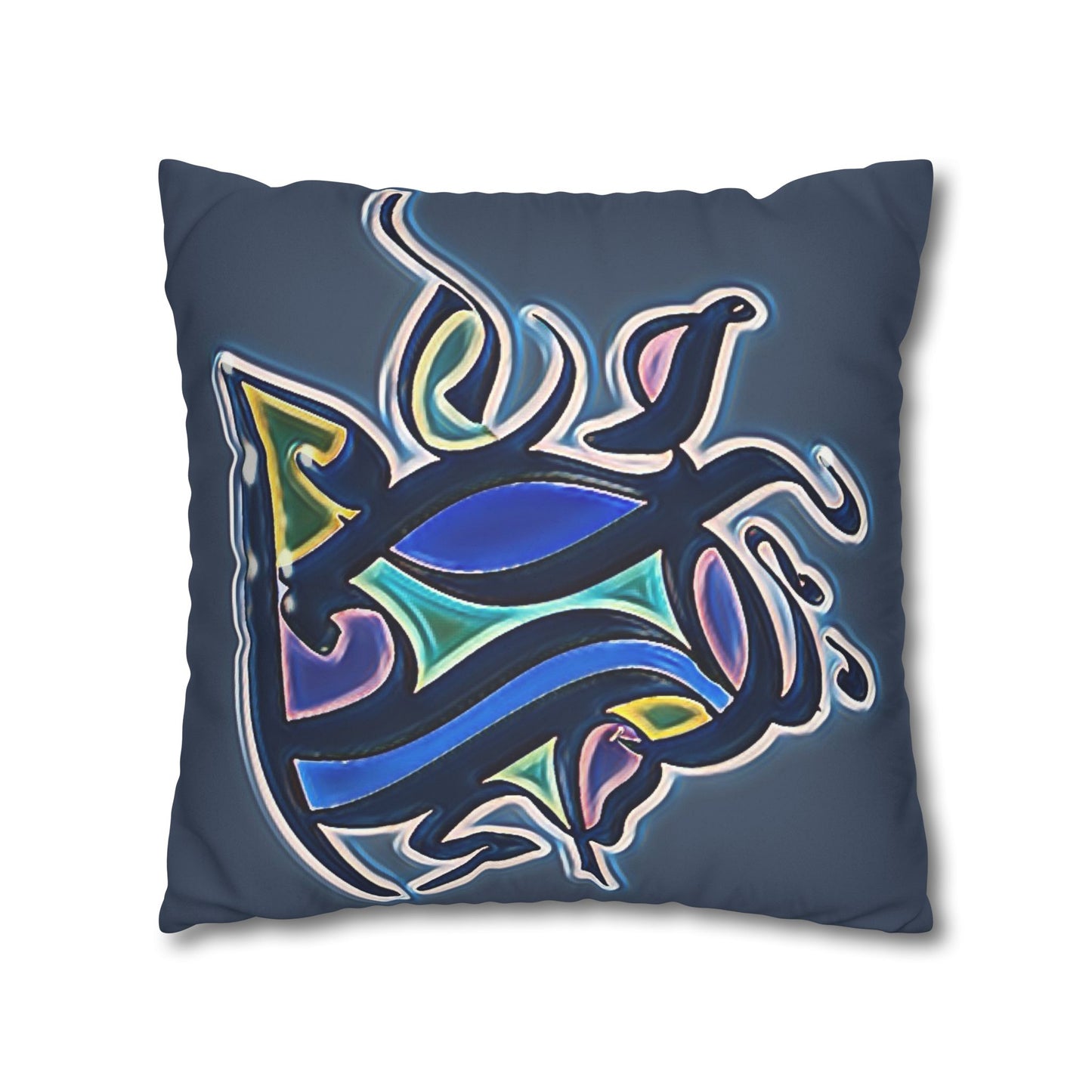 Square Pillowcase - Persian Calligraphy, Modern Handwriting Design