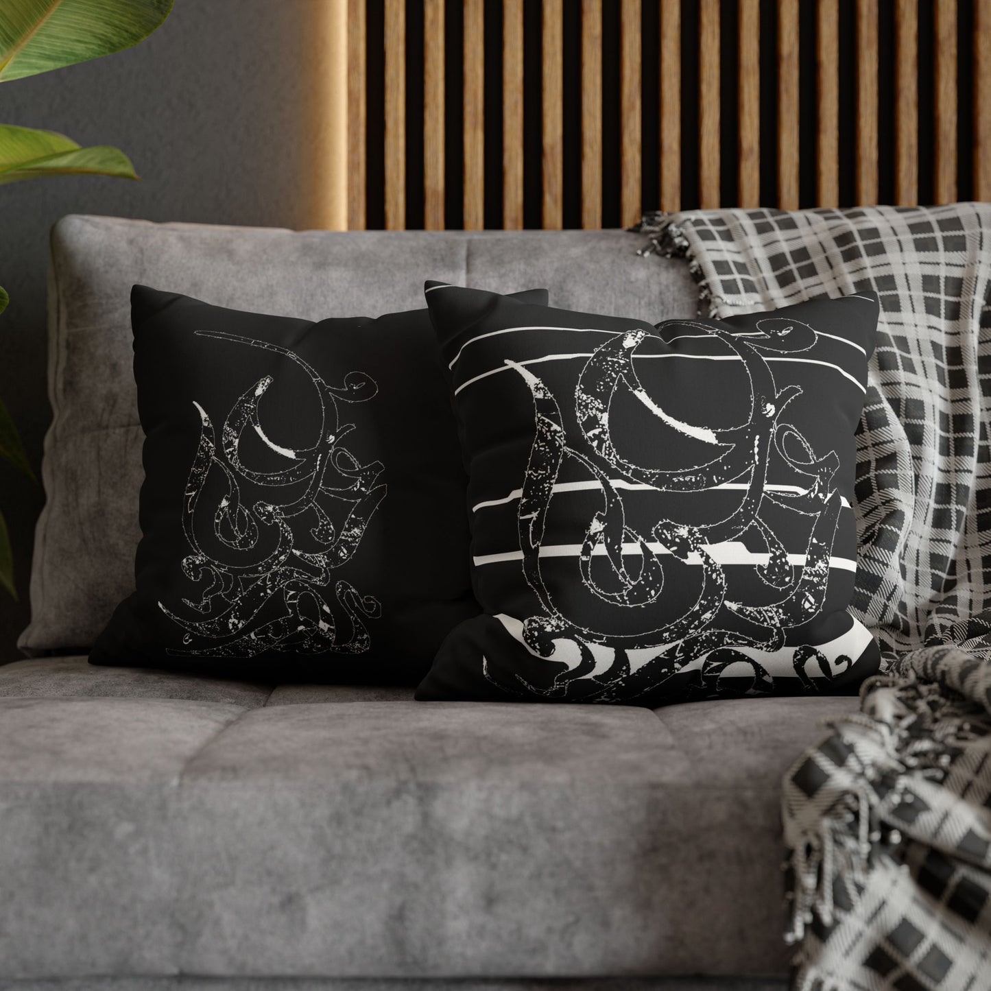 Persian Calligraphy beauty Faux Suede Square Pillow Cover
