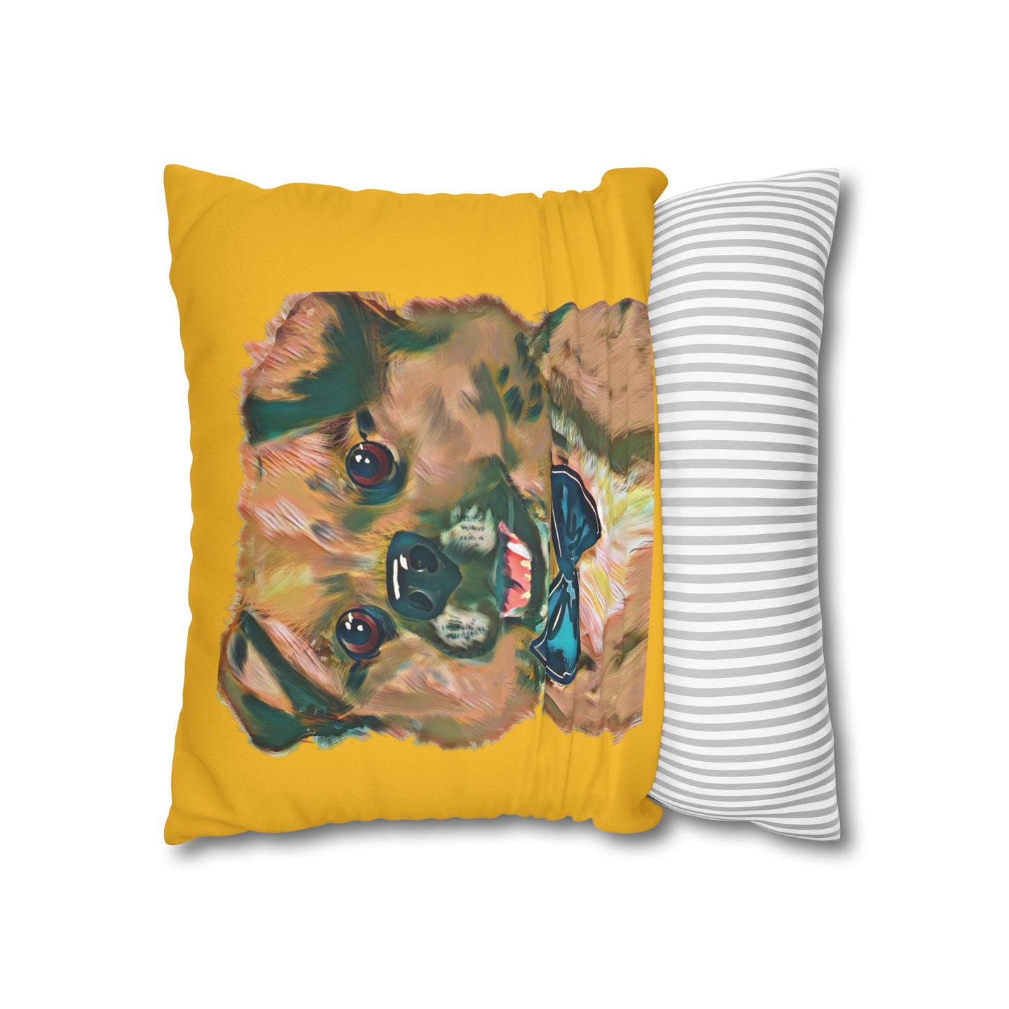 Baghlava Pillowcase - Modern Art Portrait Watercolour Design