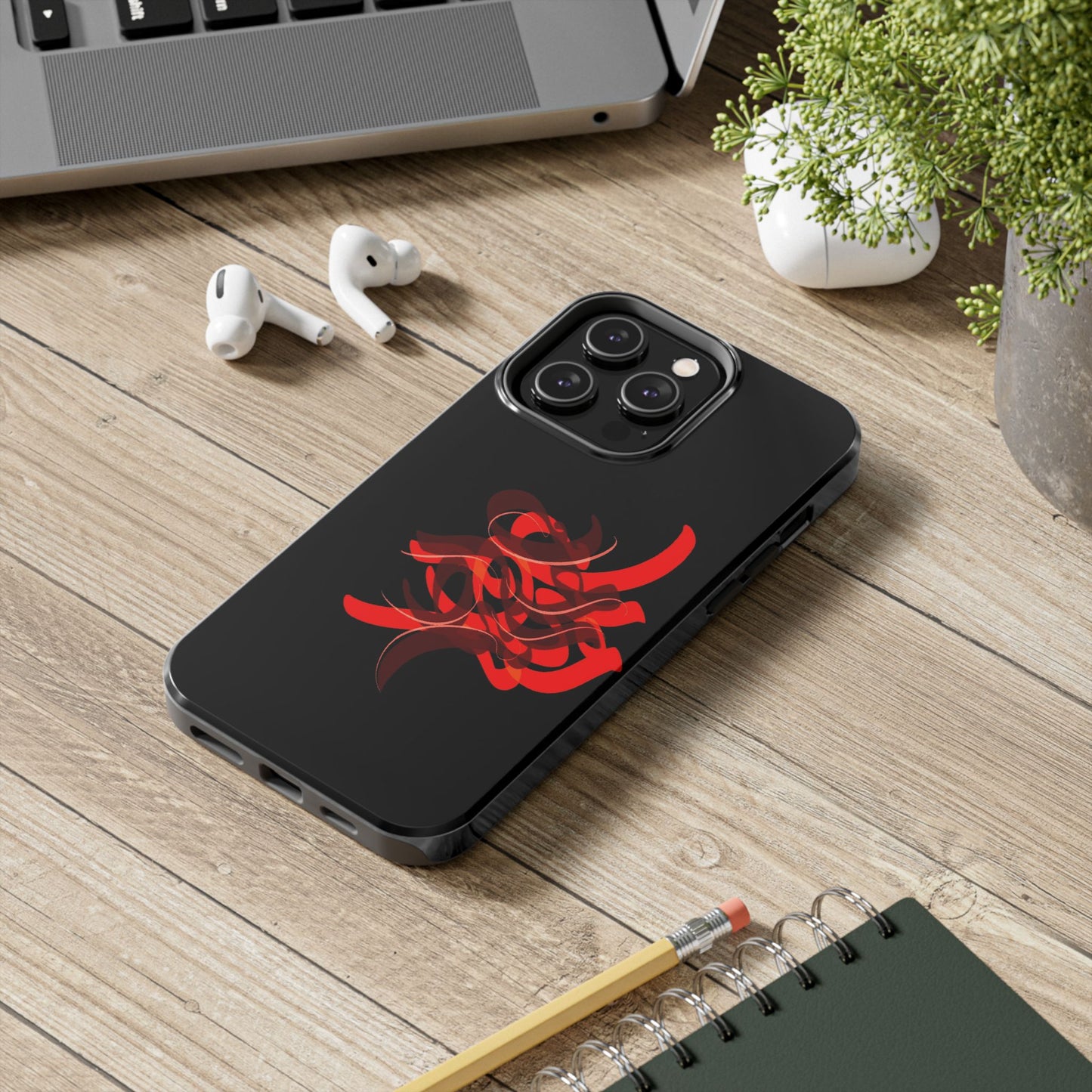 Phone Case - Persian Calligraphy Handwriting Design.: