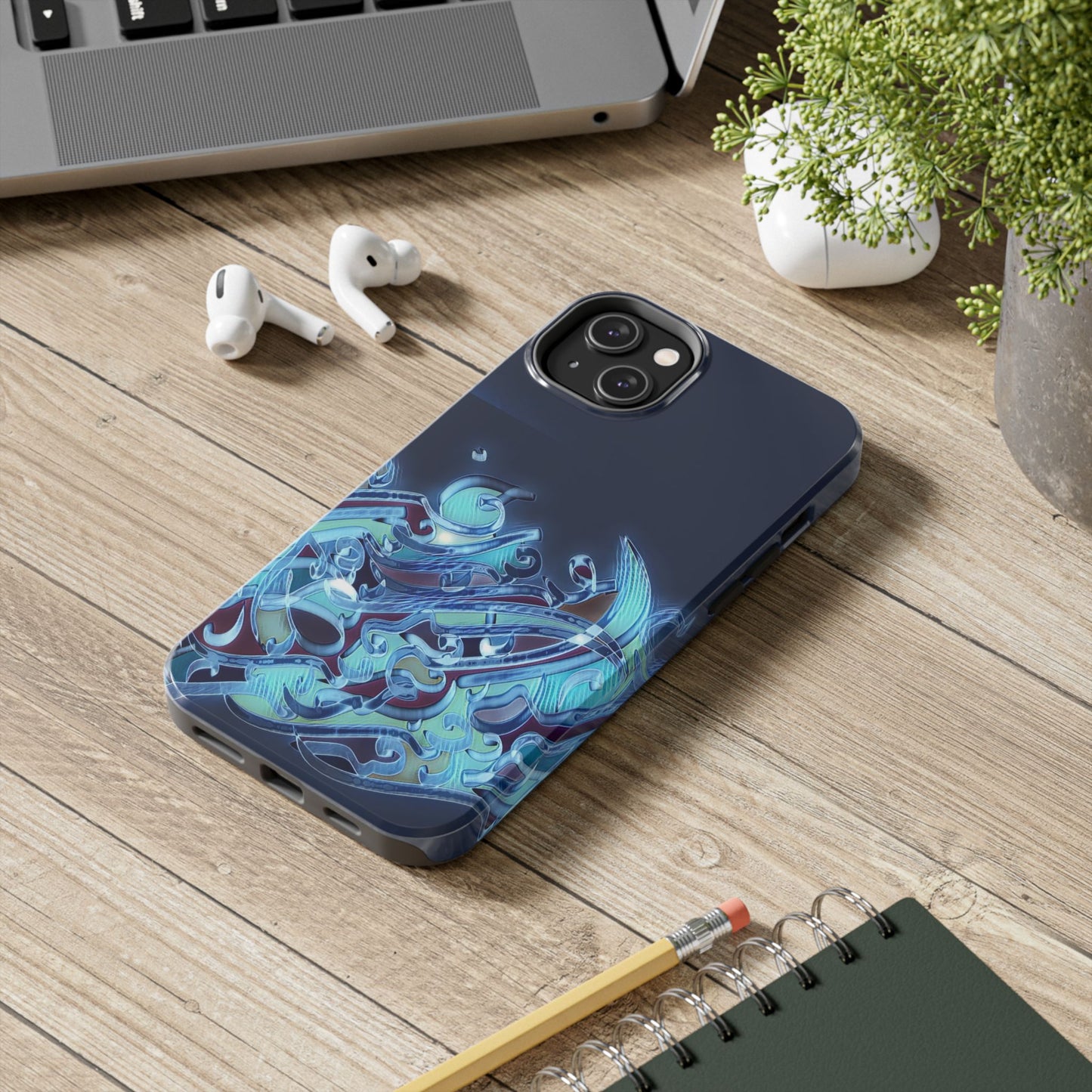 Phone Case Persian Calligraphy Modern Handwriting.