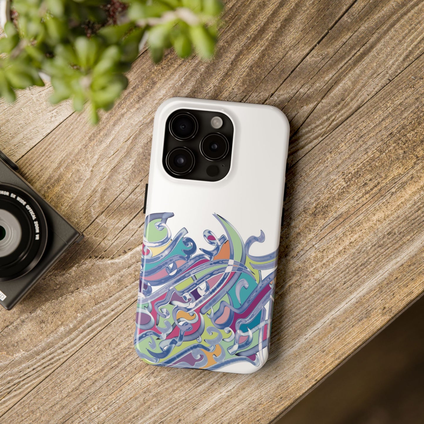 Phone Case Persian Calligraphy Modern Handwriting.
