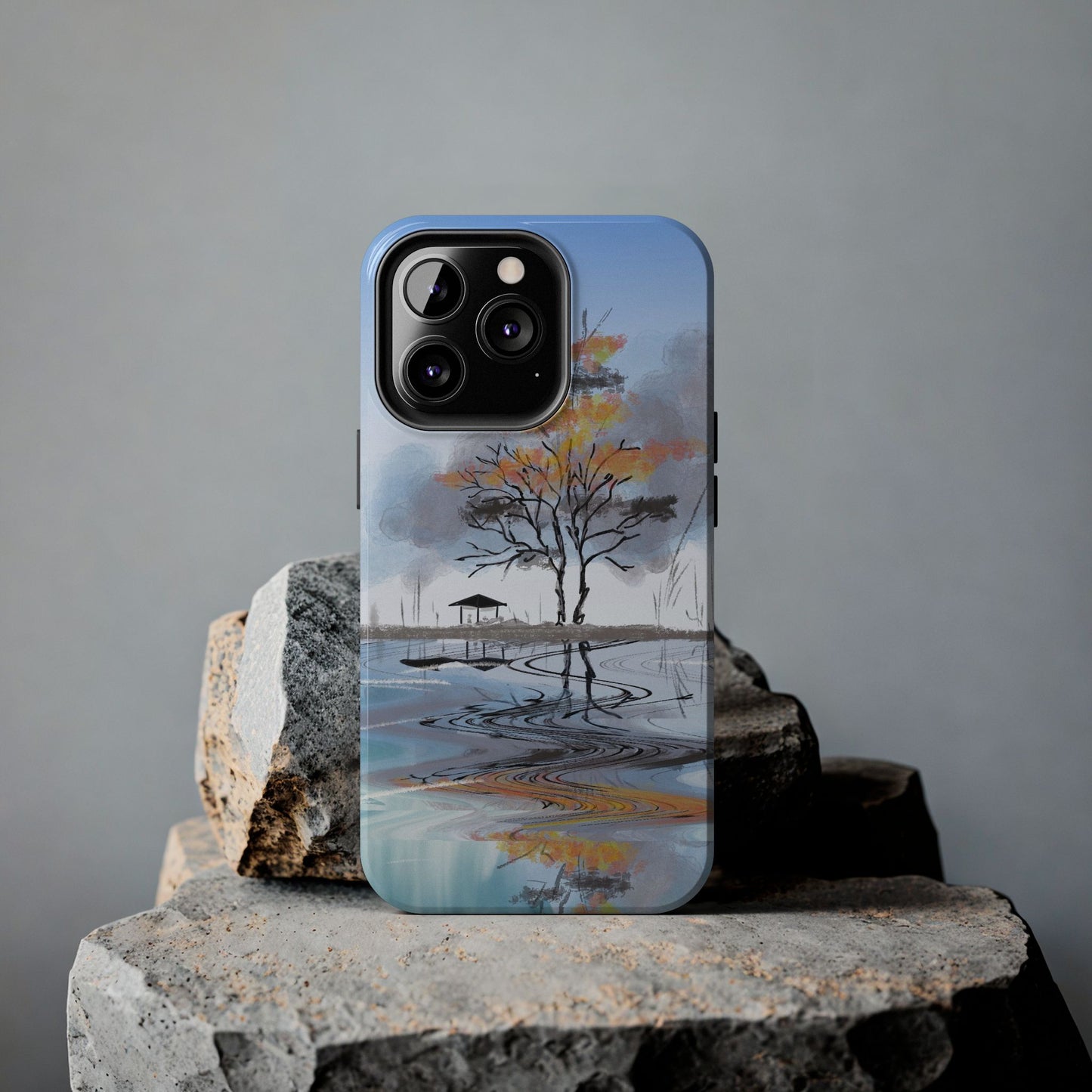 Serenity Phone Case Persian Calligraphy Art.