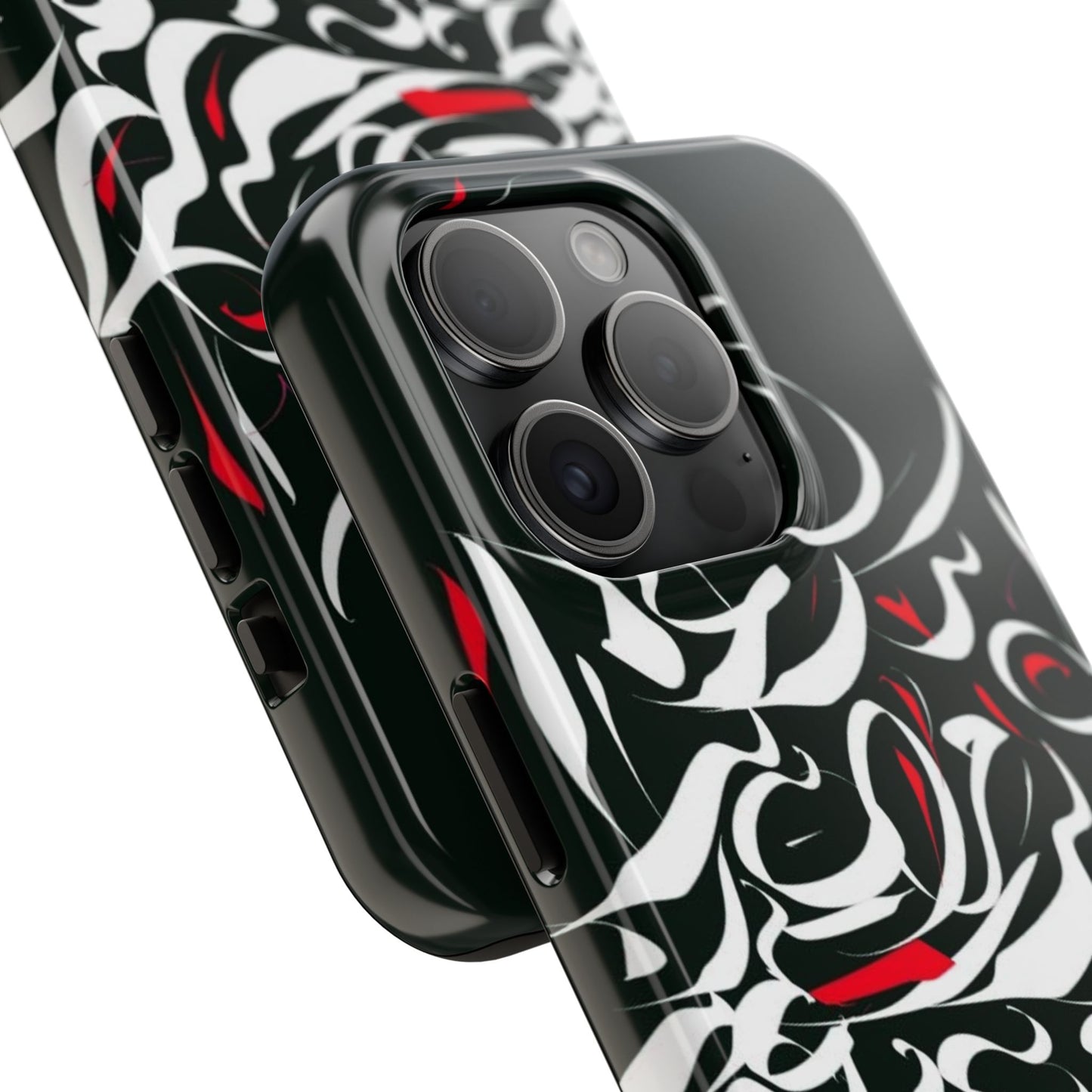 Phone Case Calligraphy Red Black White Tough Phone Case