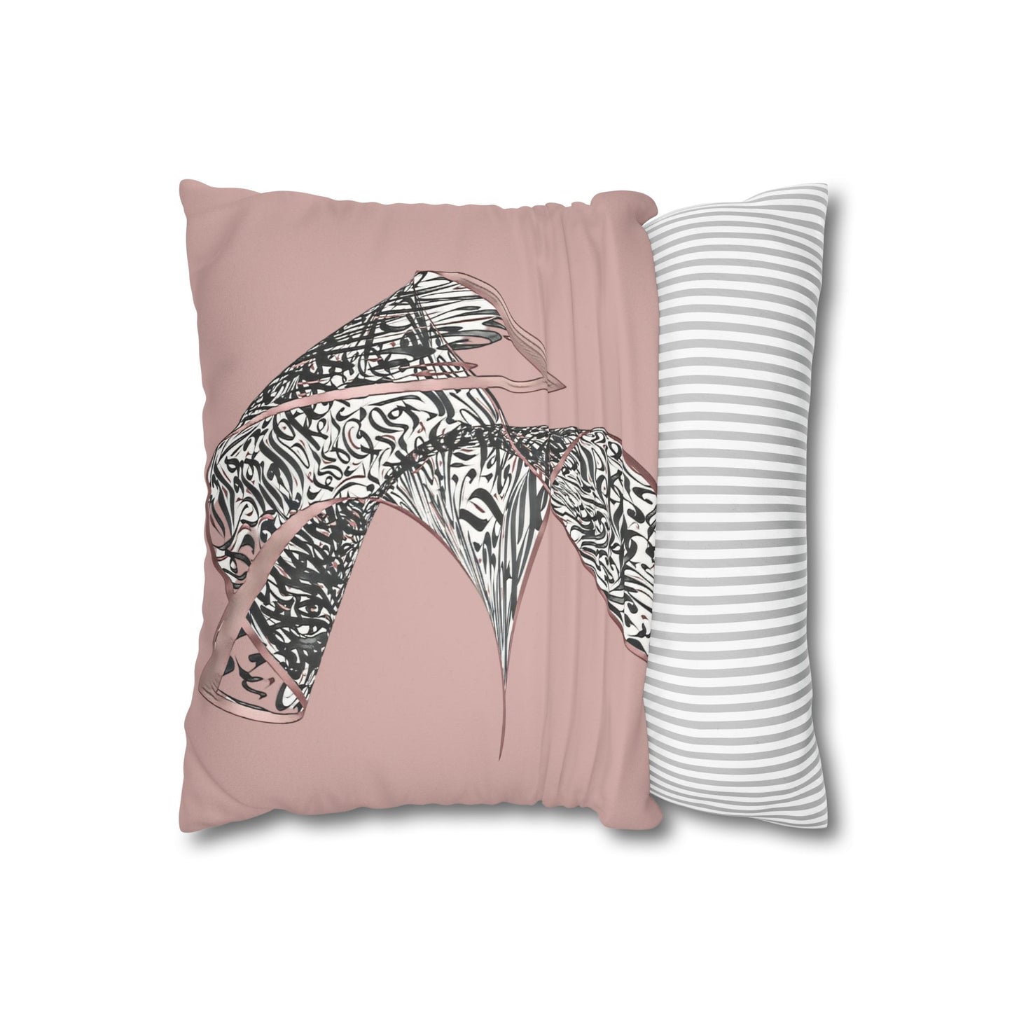 Kalli K Pillowcase - Modern Calligraphy Design