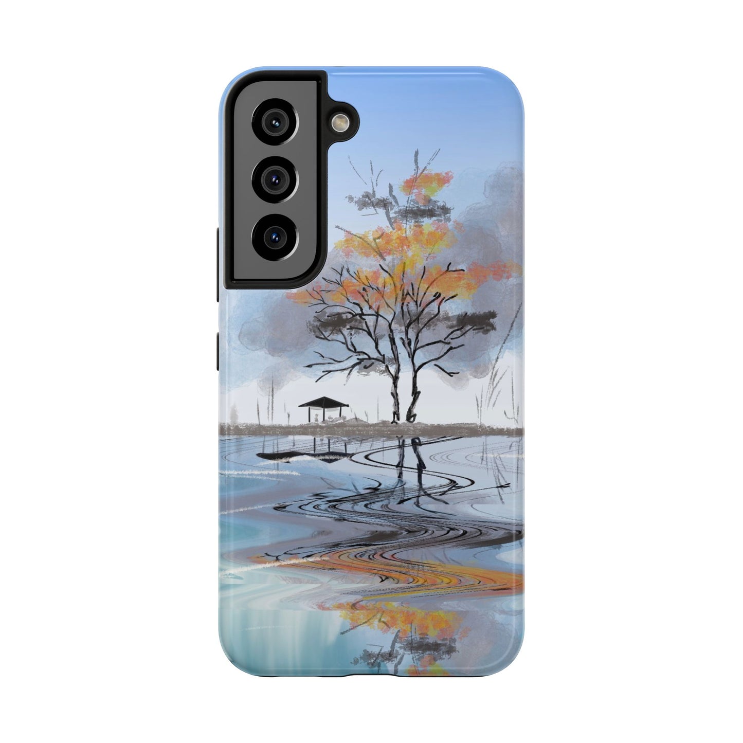 Serenity Phone Case Persian Calligraphy Art.
