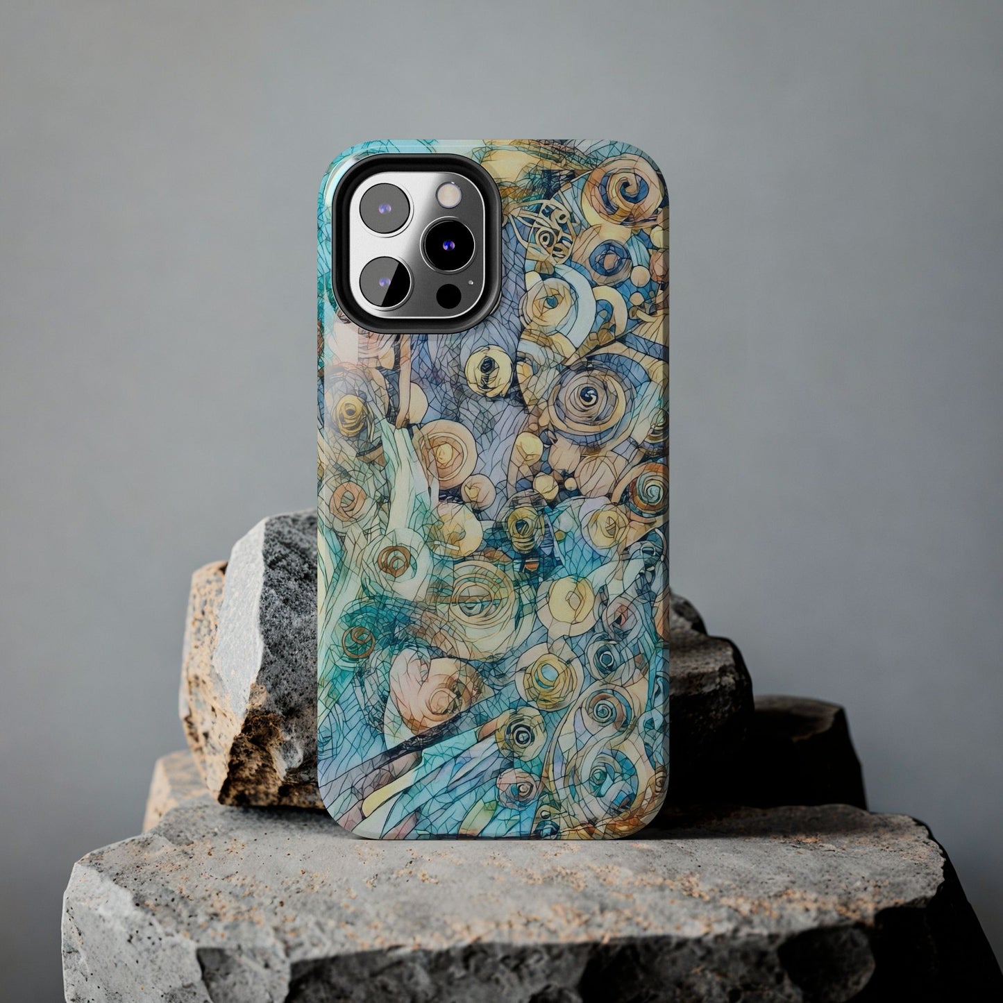 Golden Swirls Phone Case