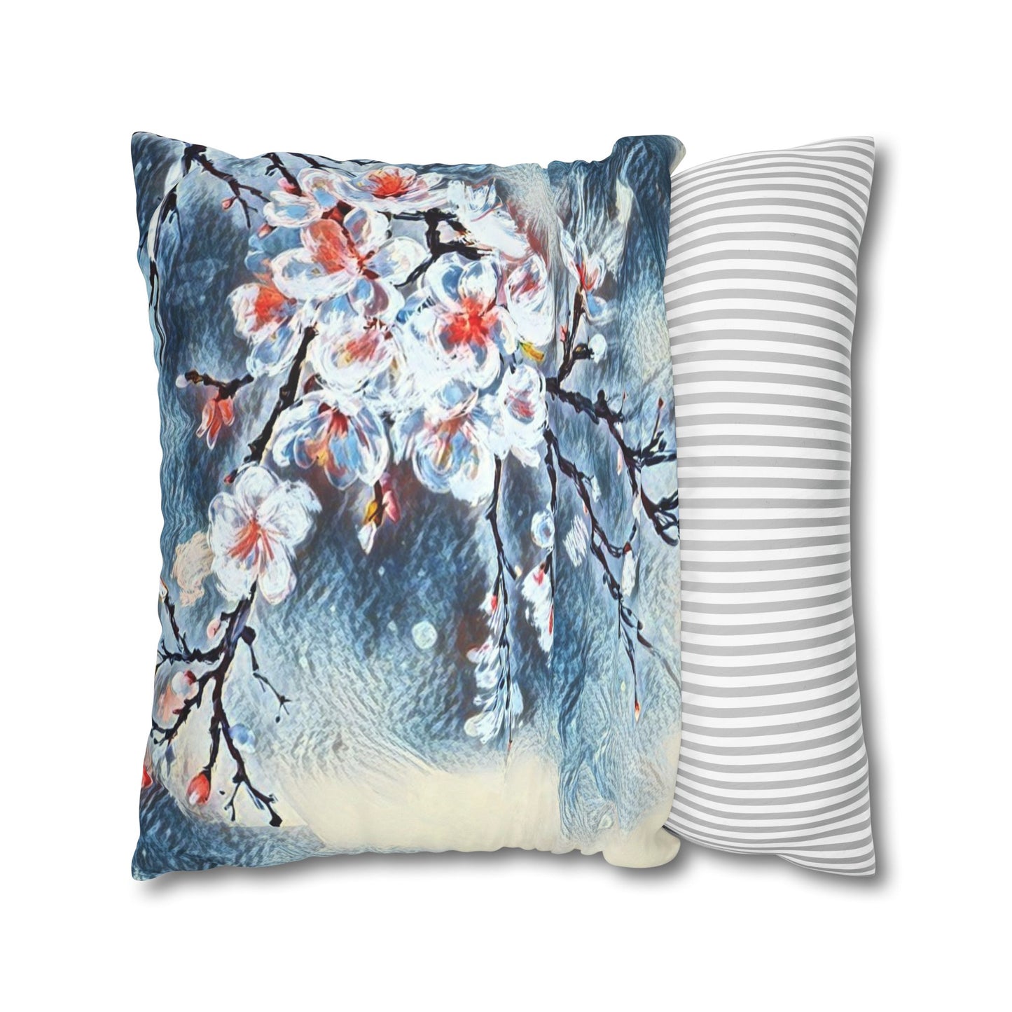 Spring Pillowcase - Modern Art Portrait Watercolour Design