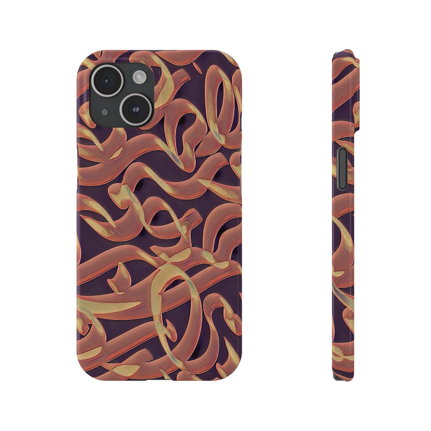 ' Modern Art Slim Phone Case -LOVE I-