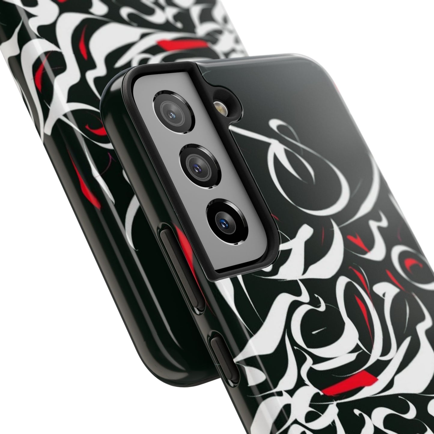 Phone Case Calligraphy Red Black White Tough Phone Case