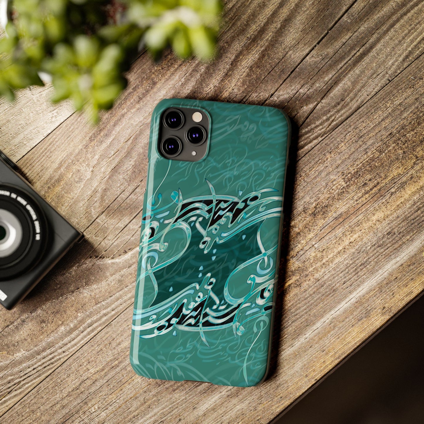 ' Modern Calligraphy Art Slim Phone Case