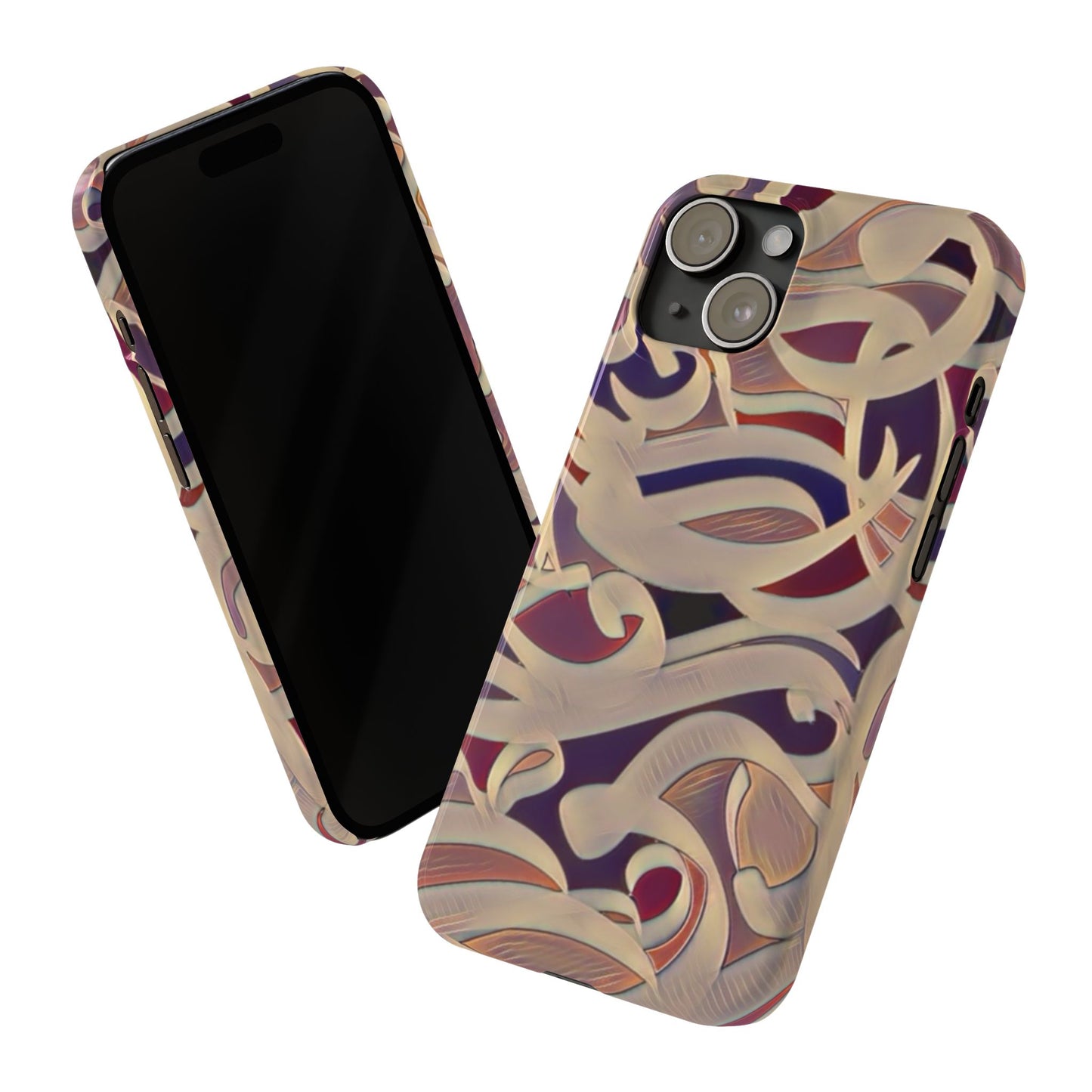 ' Modern Art Slim Phone Case -LOVE