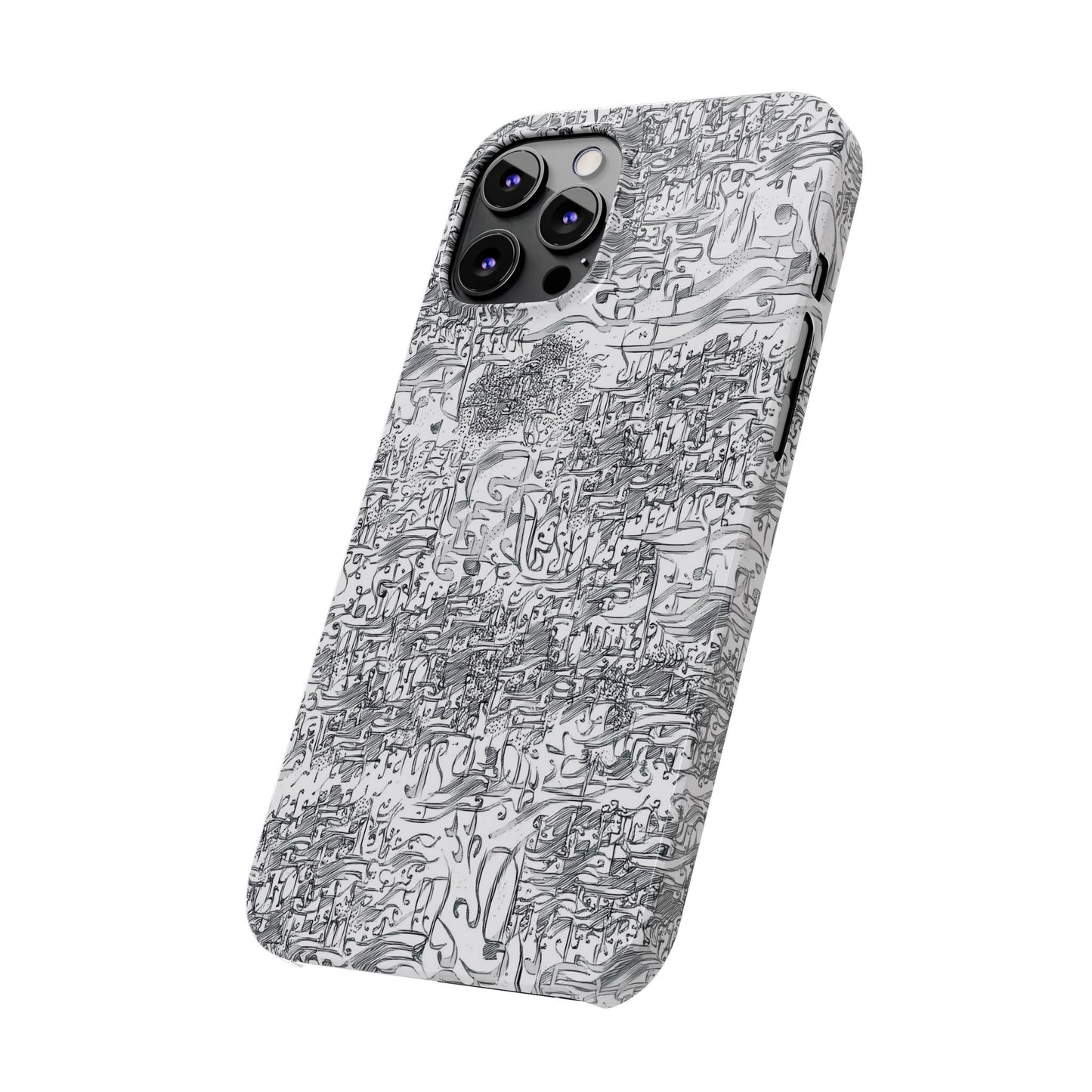 .ه,- ' Modern Art Slim Phone Case -LOVE I- I -.