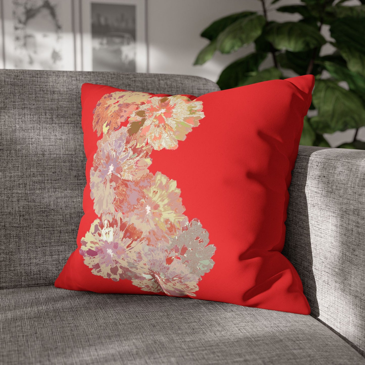 Modern Digital Painting ' Faux Suede Pillowcase - Home Design