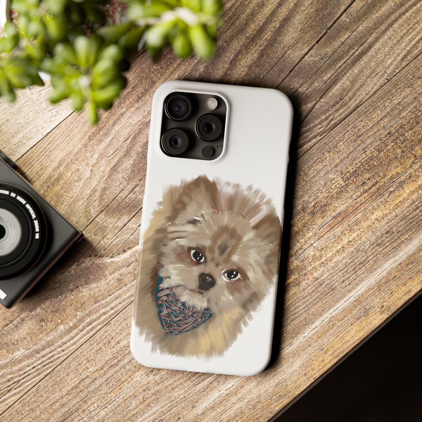 ' Modern Art Slim Phone Case-Lily