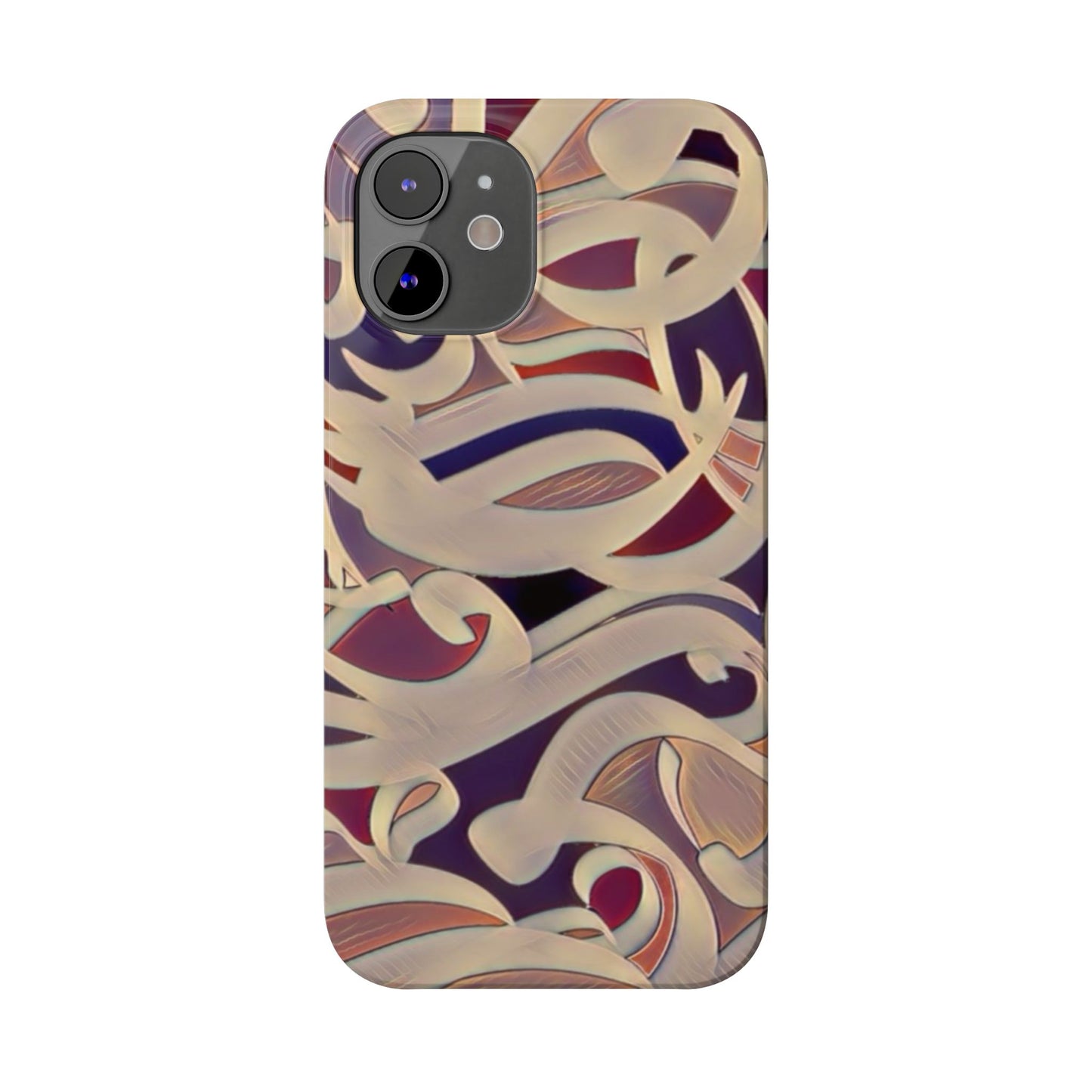 ' Modern Art Slim Phone Case -LOVE