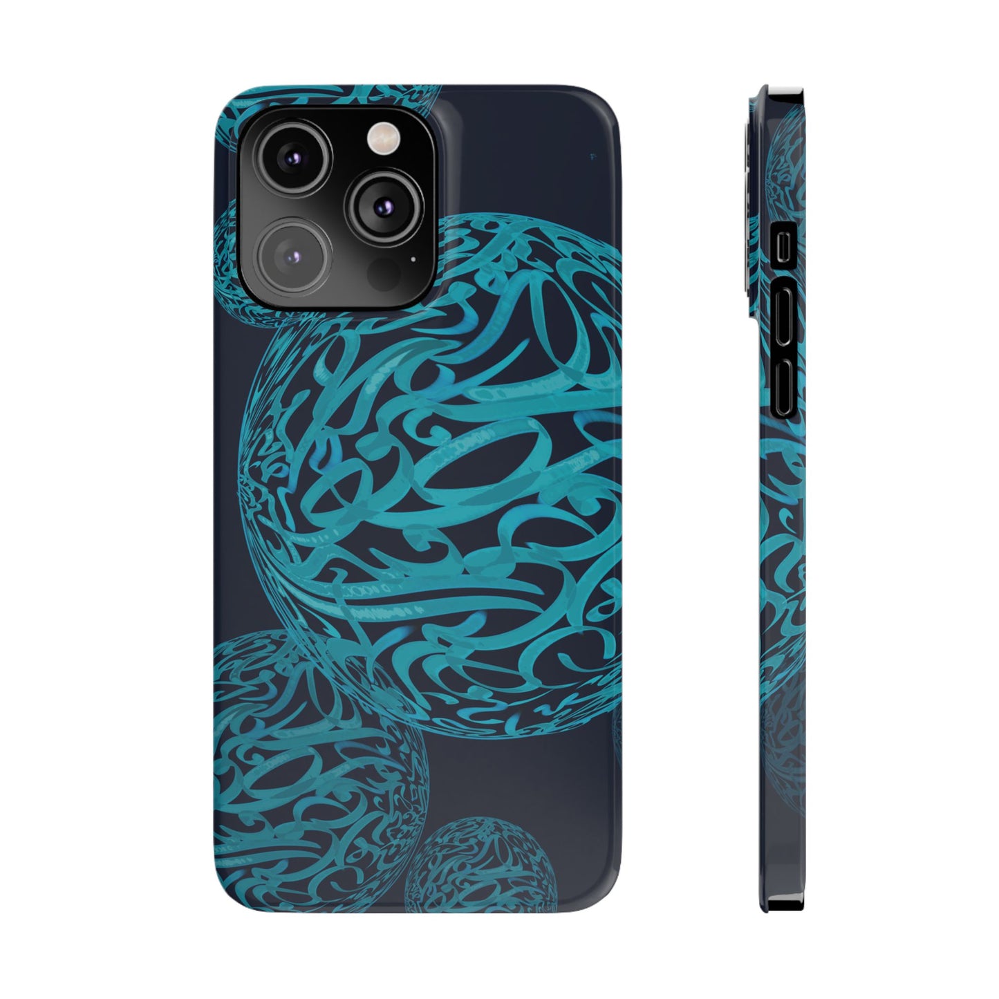' Modern Art Slim Phone Case -LOVE