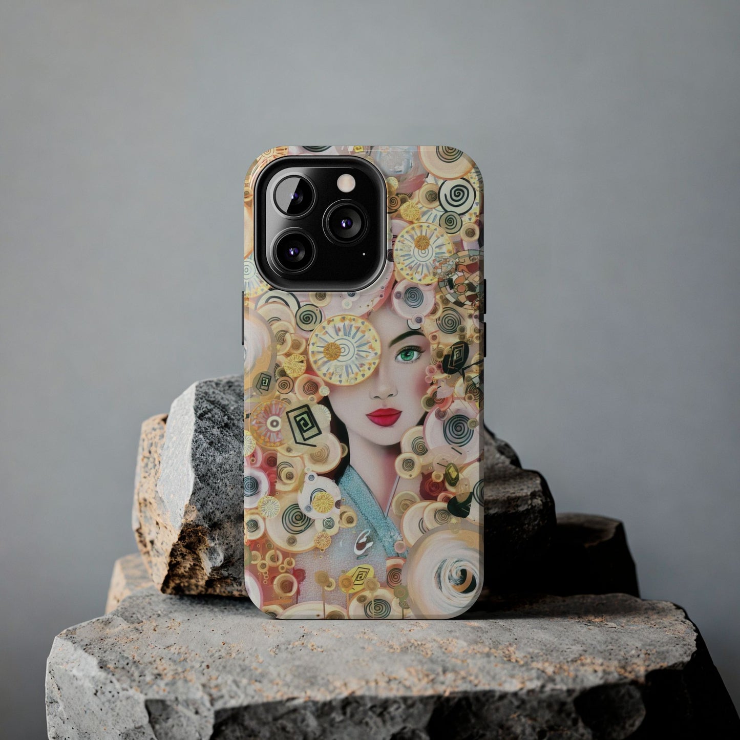 Phone Case - Persian Art Inspired Beautiful Girl Design